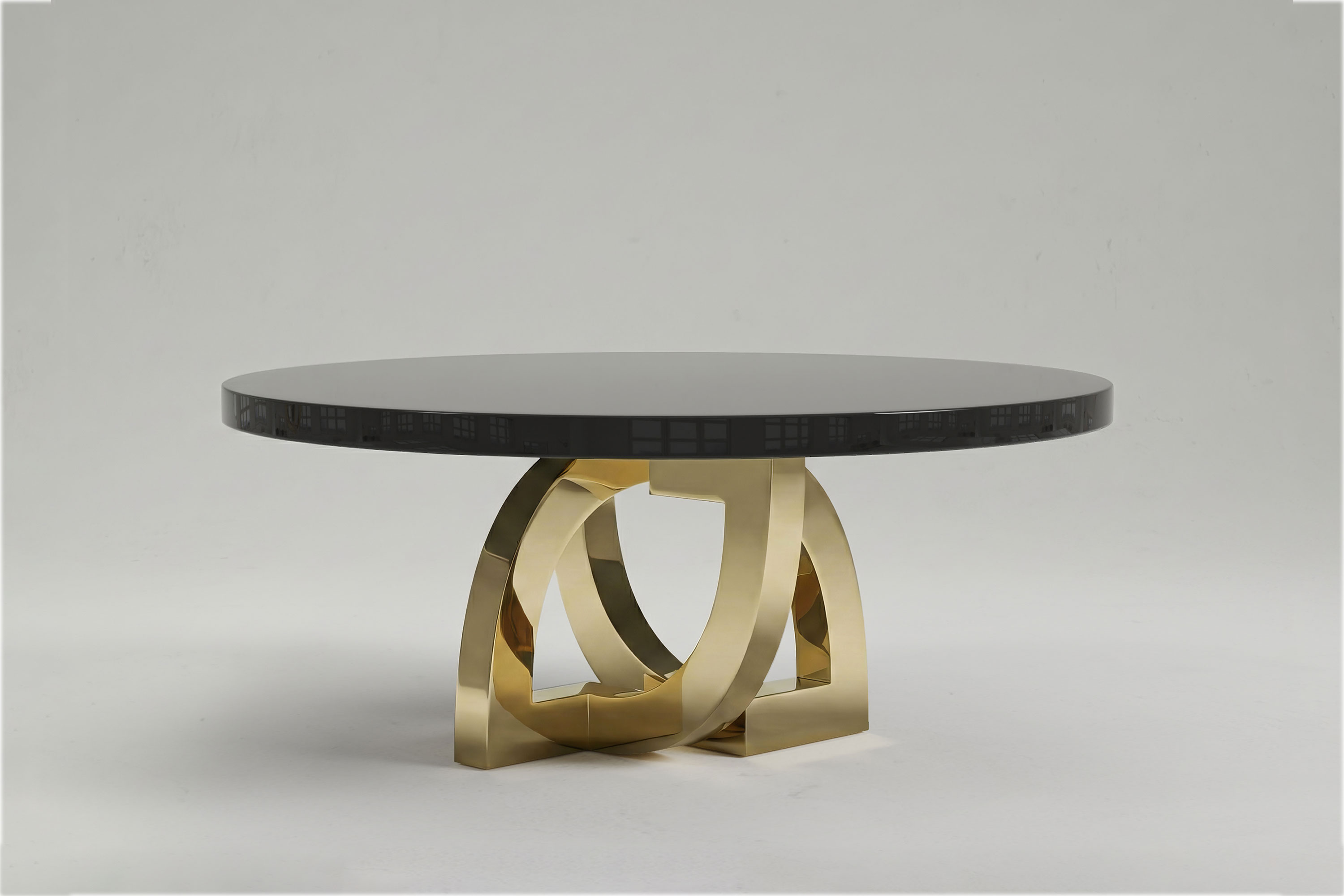 Arco Round, Polished Bronze