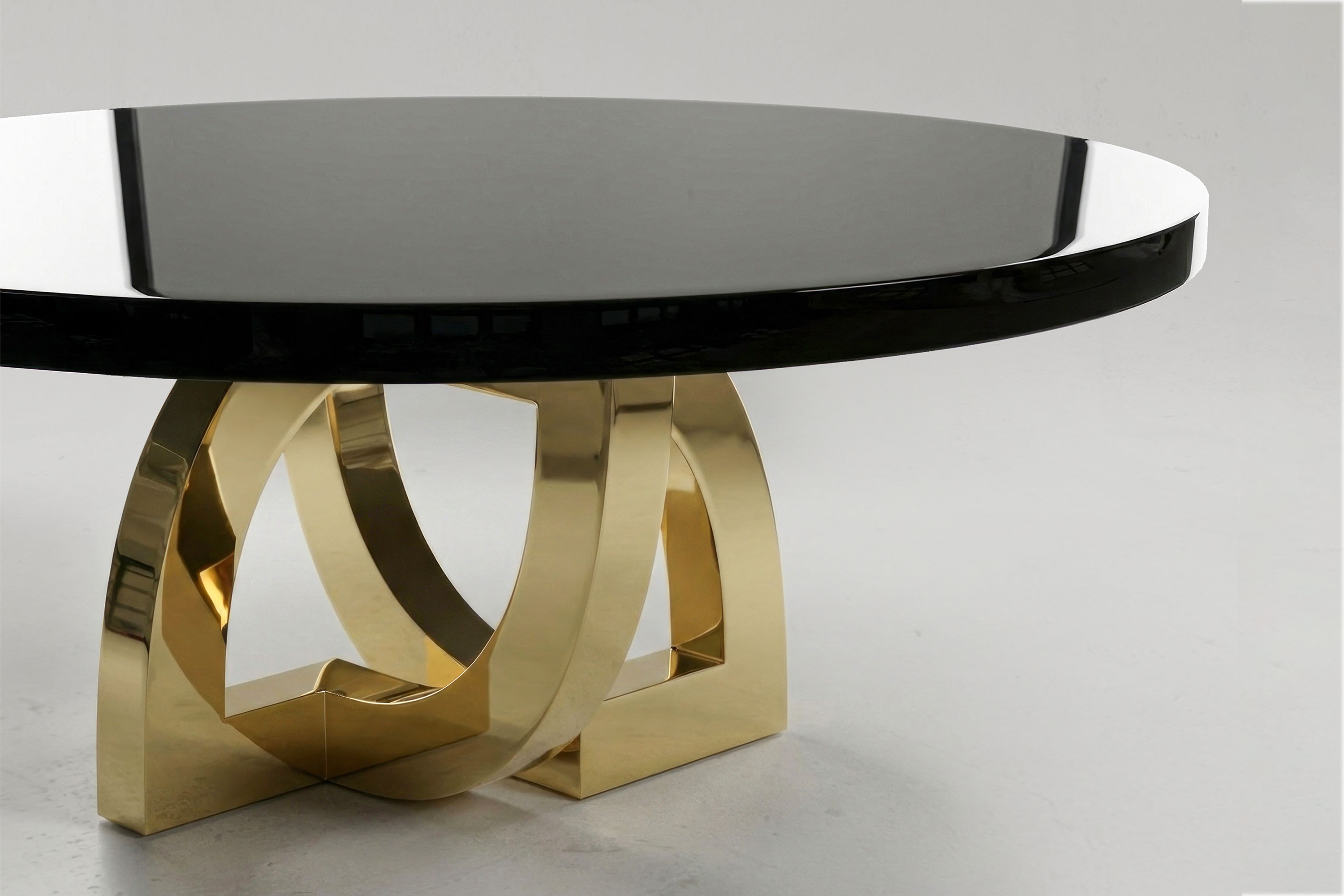 Arco Round, Polished Bronze