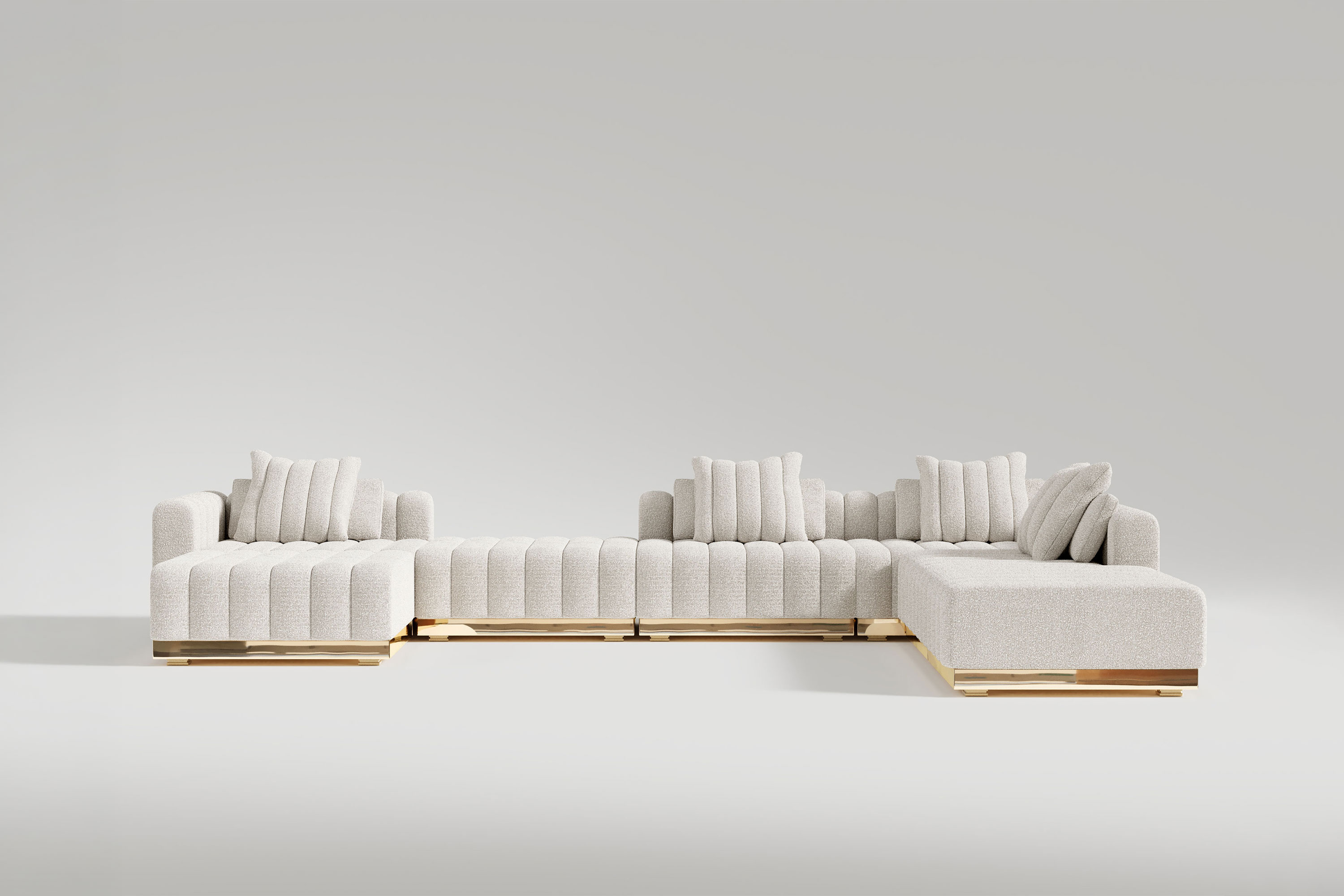 El Mar modular sectional in a grand living space