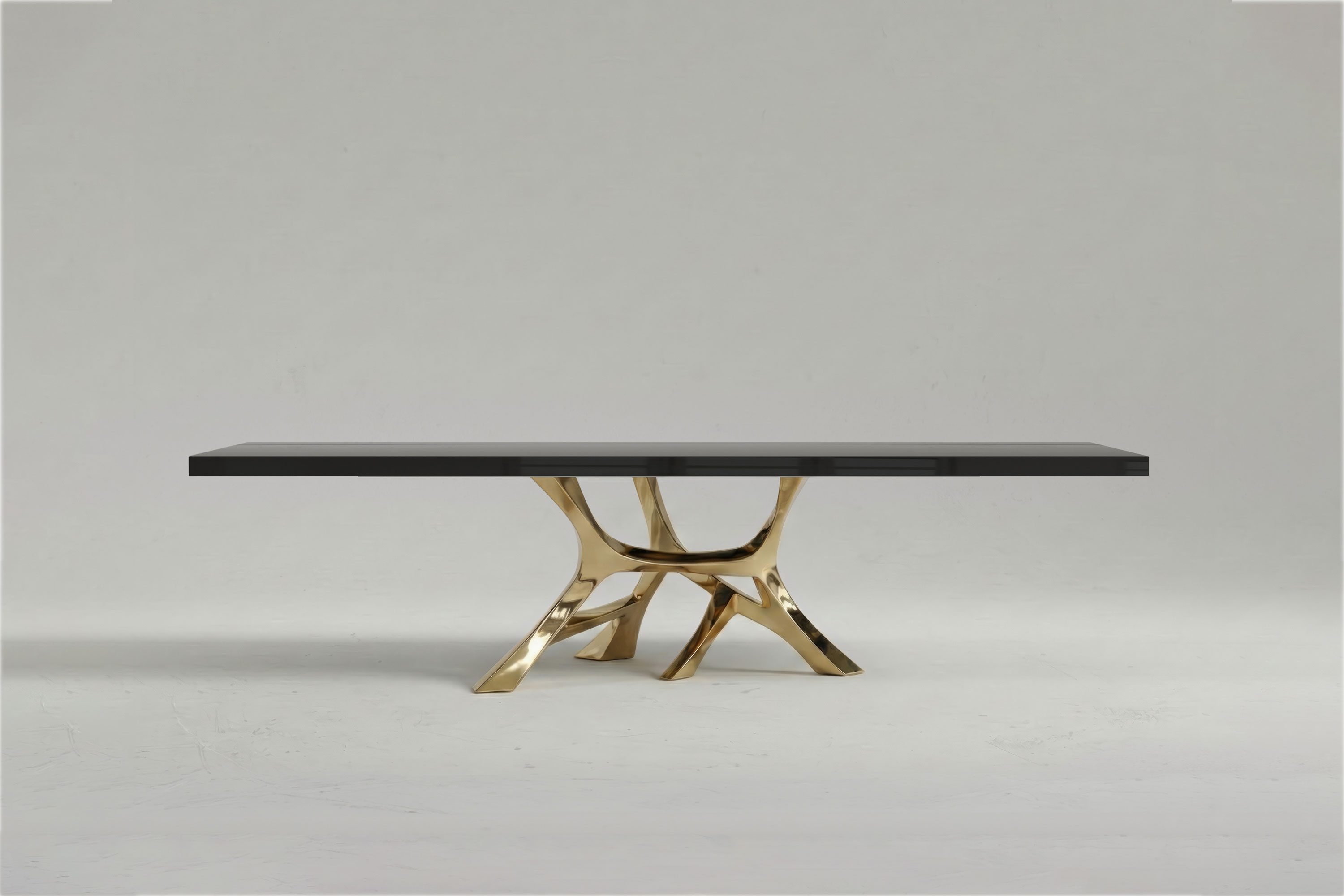 Vena rectangular and oval dining table in a dining room setting