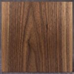 Features a rich chocolate brown color with elegant cathedral grain swirls. A luxurious wood choice that brings warmth and sophistication to any design.