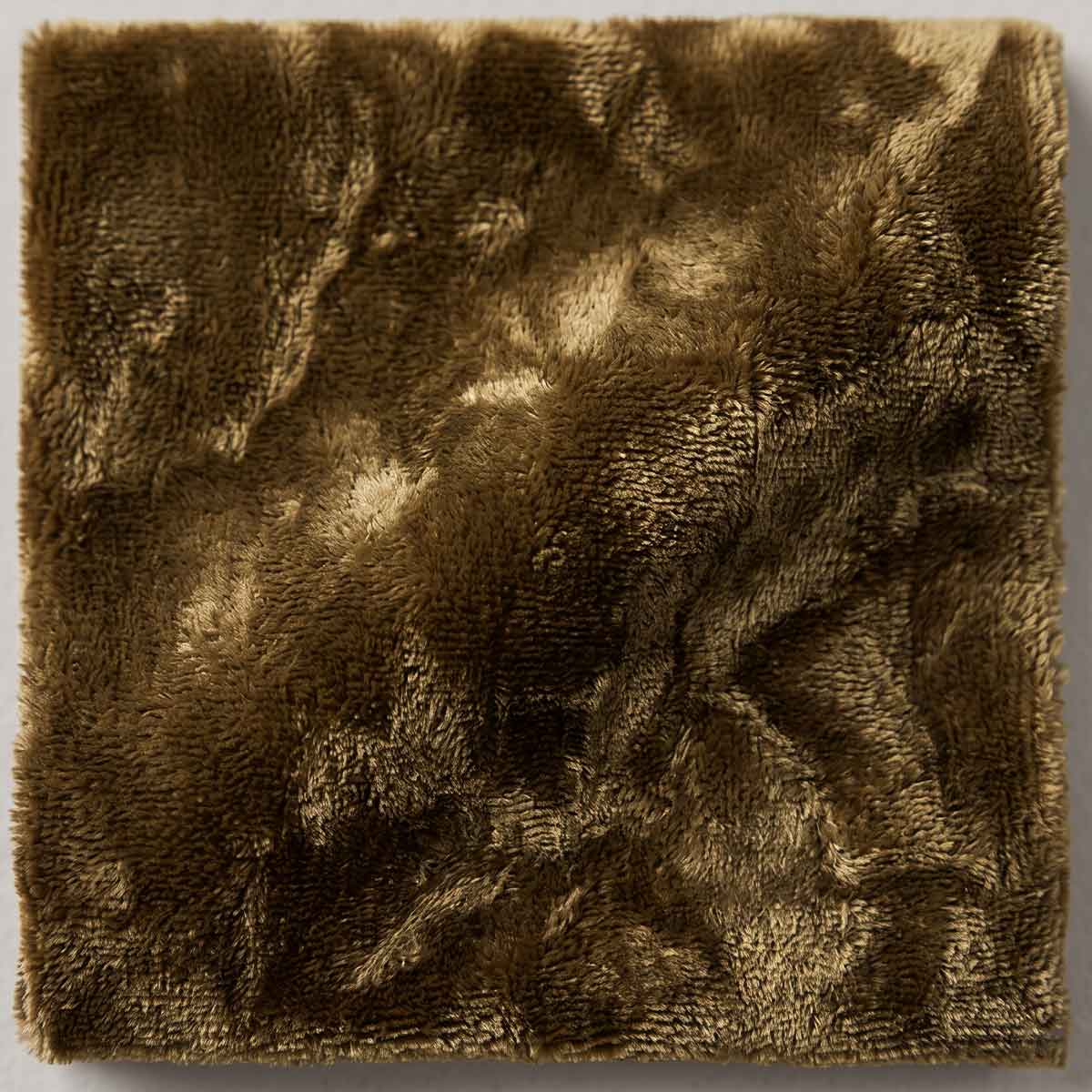 Crushed Silk Velvet – Antique Brass