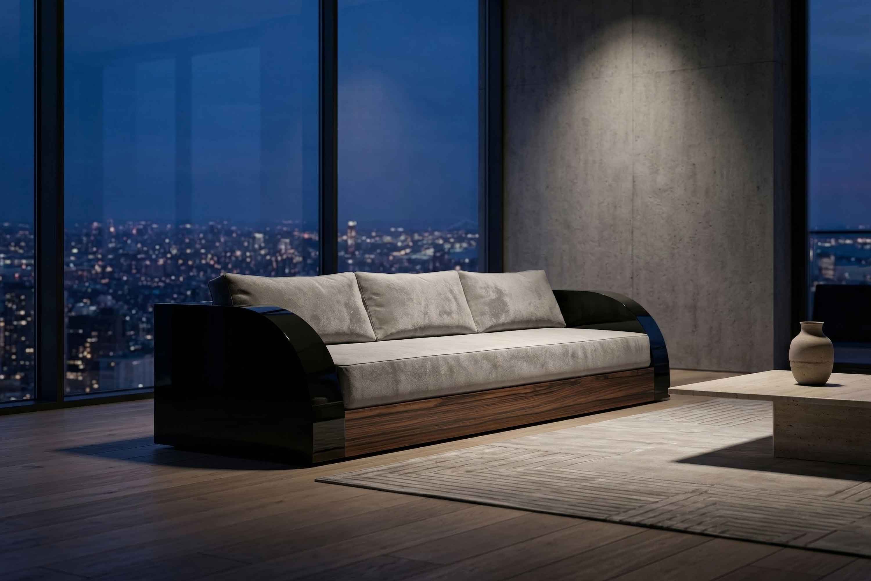 Magno Sofa, Walnut