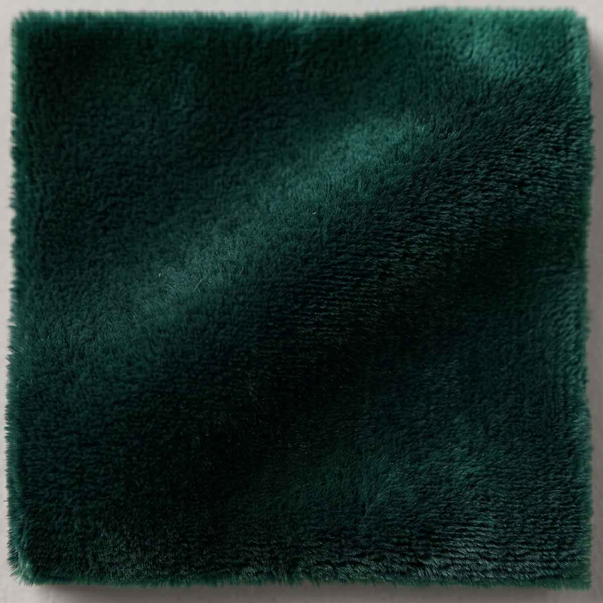 Matte Cotton-Silk Velvet – Emerald Green